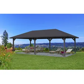 SKANHOLZ Orleans 3 5,04 x 9,16 m schiefergrau