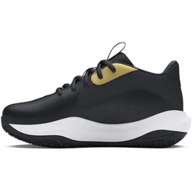 Under Armour PS Lockdown 7 Basketballschuhe Kinder 001 - black/black/metallic gold 29.5