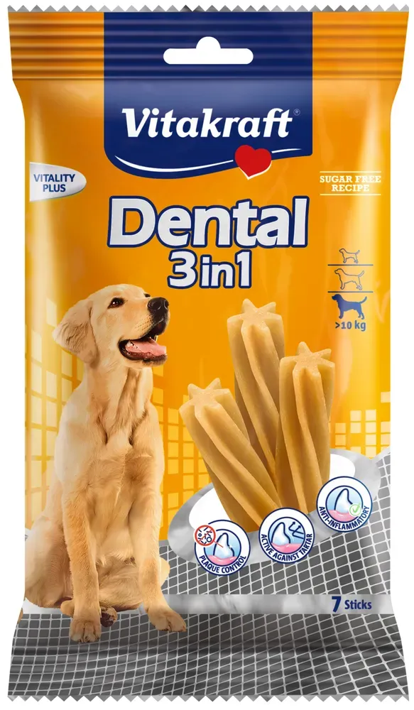 Vitakraft Dental Sticks M, 7 Stück, über 10 kg