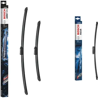 Wischblatt Satz Aerotwin A863S + Bosch A403H Rear Heckscheiben-Wischer