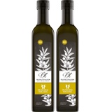 ÖLMÜHLE SOLLING - BIO Olivenöl aus Italien | Natives Olivenöl, vollmundig und fruchtig im Geschmack. Ideal für Pasta, Pizza & Salate sowie für Haut-& Haar | Inhalt: 2x500 ml