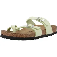 BIRKENSTOCK Mayari 1026620 Faded Lime (Hellgrün) - Zehentrenner - Marken, Grün, Leder (Nubuk) Größe 42 - 42 EU