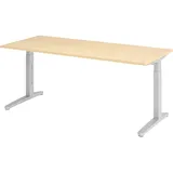 bümö Schreibtisch Ahorn / Silber