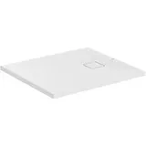 Ideal Standard Ultra Flat Evo Brausewanne T5444FO 900 x 800 x 35 mm, seidenweiß, rechteckig, Ablauf an kurzer Seite