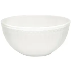 GreenGate Müsli Schale Alice, white