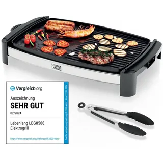 Lebenlang Tischgrill  inkl. TÜV + GS 2200 W