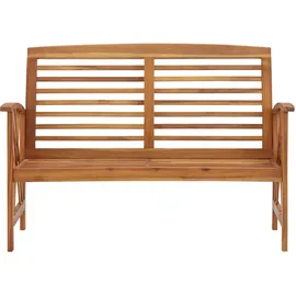 furnicato Gartenbank 119 cm Braun