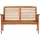 furnicato Gartenbank 119 cm Braun