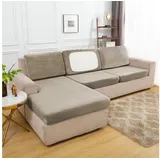 Rosnek Sofahusse Stretch, Samt, mit elastischer Unterseite, für Sofa