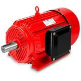 Eberth Elektromotor 7,5 kW Leistung, Drehstrommotor aus Aluminium, 3-Phasen, Drehzahl 2900 U/min., 15 A, Asynchronmotor für Einsatz in Industrie, 74 kg