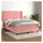 vidaXL Boxspringbett mit Matratze Rosa 140x200 cm Samt
