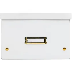 Exacompta 62358E 5x Ablagebox, flach geliefert 27x36x19cm, Neo Deco - Weiß