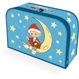Trötsch Verlag Trötsch Kinderkoffer "Sandmann" Mond groß, Pappkoffer, Koffer aus Pappe, Geschenk Verpackung, Gutschein Verpackung,Spielkoffer, Metallgriff und Metallhenkel, Reisekoffer Kinder