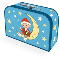 Trötsch Verlag Trötsch Kinderkoffer "Sandmann" Mond groß, Pappkoffer, Koffer aus Pappe, Geschenk Verpackung, Gutschein Verpackung,Spielkoffer, Metallgriff und Metallhenkel, Reisekoffer Kinder