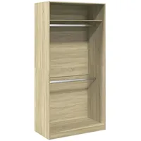 VidaXL Kleiderschrank Sonoma-Eiche 100x50x200 cm Holzwerkstoff