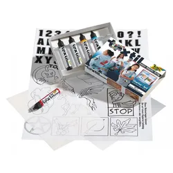 Folia Textilfarben, Starter-Set, 8-tlg.