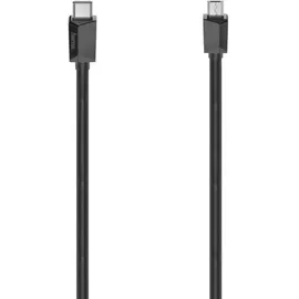 Hama USB-C-Kabel, USB-C-Stecker auf Micro-USB-B-Stecker, USB 2.0, 480 Mbit/s, 0,75 m