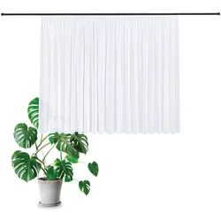 Gerster Gardine »Estella«, (1 St.), Store Effekt-Voile recycelt "Estella" Gerster weiß 150 cm