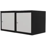 Proregal Mega Deal 2x Schließfachwürfel Blocky mit Drehriegelschloss für Vorhängeschloss 40x40x40cm Anthrazit/Lichtgrau