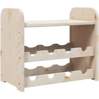 vidaXL Weinregal mit Oberplatte 43 x 25 x 37 cm Braun
