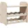 vidaXL Weinregal mit Oberplatte 43 x 25 x 37 cm Braun