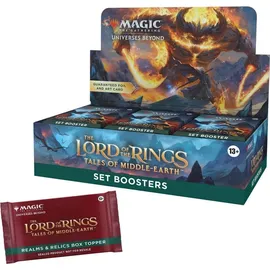 Wizards of the Coast The Lord of the Rings: Tales of Middle-earth Set Booster Display englisch