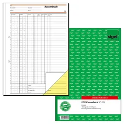 Sigel Kassenbuch SD056 für EDV-Erfassung A4 hoch selbstdurchschreibend 4004360921810 Sigel