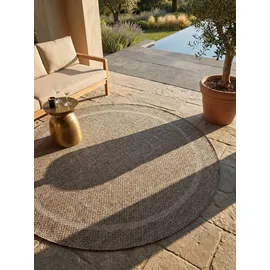 KADIMA DESIGN Balkonteppich Einfarbig 200 x 200 cm Braun