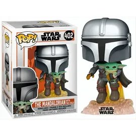 Funko POP! Star Wars The Mandalorian with the Child 402 - Mando Flying w/ Jet Pack