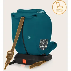 lionelo Bastiaan i-Size Kindersitz ab Geburt 0-36 kg Isofix Top Tether 360 Grad drehbar Rückwärts Vorwärts Seitenschutz 5-Punkt-Sicherheitsgurte Dri-Seat (Blau Indigo)