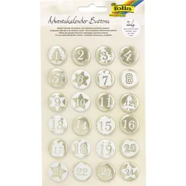 Folia Adventskalender-Buttons