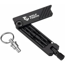 WOLF TOOTH Multi Tool ultra light 6-Bit | 11 Funktionen | schwarz