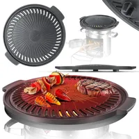 Kesser Raketenofen Inkl. Grillpfanne aus Gusseisen mit Tragetasche, Dutch Oven BBQ Rakete Holzofen Camping Campingkocher Campinggrill, Edelstahl