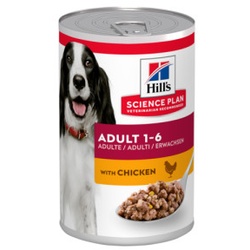 Hill's Adult Huhn Hundefutter (in Dosen 370g) 2 Paletten (24 x 370 g)