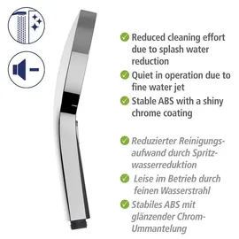 Wenko Duschsystem Softwater Chrom 75-120 cm