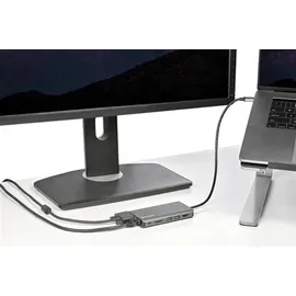 Startech 8-in-1 USB-C Reisedock, 4K HDMI oder VGA, 100W PD, SD, GbE, Audio