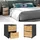 Vicco Nachtschrank Ruben 40,2 x 53,6 x 48 cm Eiche