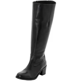 sheego Weitschaftstiefel Damen Schwarz 39
