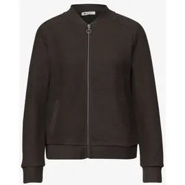 STREET ONE Blouson mit Zipper und Struktur Braun 34
