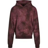 URBAN CLASSICS Tye Dyed Sweatshirt - Bordeaux - M