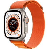 GPS+Cellular 49 mm Titaniumgehäuse, Alpine Loop orange M