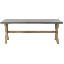 Beliani Olbia Set 7-tlg. Grau/Braun