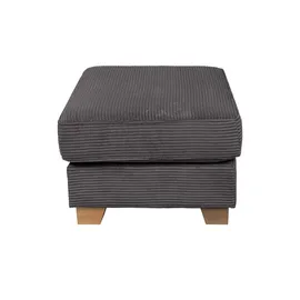 Soho Hocker Franka 75 x 42 x 62 cm Grau