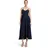 Vera Mont Abendkleid Volant Blau 44