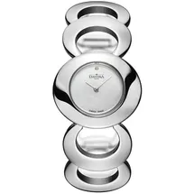 Davosa Vintage Quartz Perlmutt Weiß/Silber 26 mm 16857015