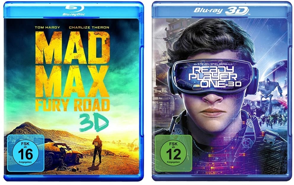 Mad Max: Fury Road [3D Blu-ray] & Ready Player One [3D Blu-ray]