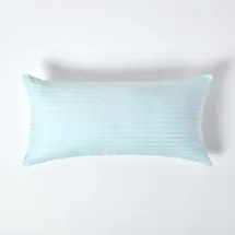 Homescapes Kissenbezug Gestreift 40 x 80 cm Blau