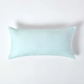 Homescapes Kissenbezug Gestreift 40 x 80 cm Blau