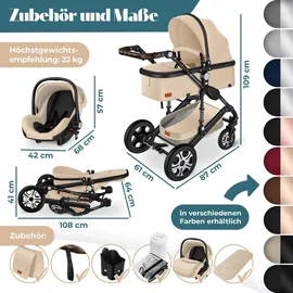 Kesser Loops 3 in 1 beige/schwarz