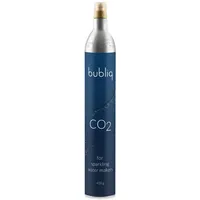 bubliq 63L CO2-Zylinder für Wassersprudler | 450 g Kohlensäure (+25 g extra) | Kompatibel mit allen Wassersprudlern mit Schraub-Gaszylinder | TÜV-geprüft